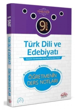 *Kampanya* Editör 9.Sınıf Türk Dili Edebiyatı Öğretmenin Ders Notları