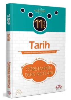 Editör 11.Sınıf Tarih Öğretmenin Ders Notları