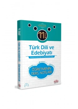 Editör 11.Sınıf Türk Dili Edebiyatı Öğretmenin Ders Notları