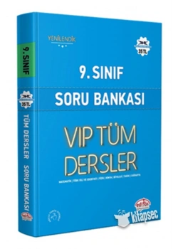 Editör 9.Sınıf Vip Tüm Dersler Soru Bankası