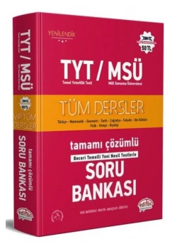 Editör Tyt Msü Tüm Dersler Çözümlü Soru Bankası
