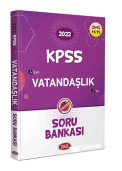 Data 2022 Kpss Vatandaşlık Soru Bankası