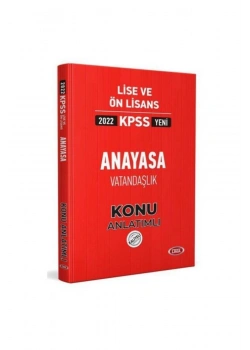 Data 2022 Kpss Lise Önlisans Anayasa Vatandaşlık Konu Anlatımlı