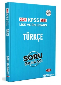 Data 2022 Kpss Lise Önlisans Türkçe Çözümlü Soru Bankası