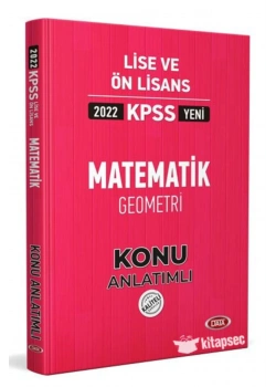 Data 2022 Kpss Lise Önlisans Matematik Geometri Konu Anlatımlı