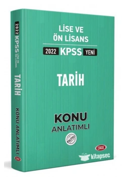 Data 2022 Kpss Lise Önlisans Tarih Konu Anlatım