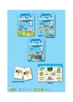 2.Sınıf Easy Plus Englısh Set 3 Kitap + Flash Kart   Selimer