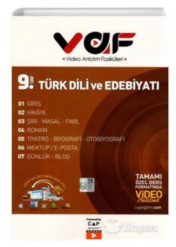 *Kampanya* Çap 9.Sınıf Türk Dili Edebiyatı Video Anlatım Fasikülleri