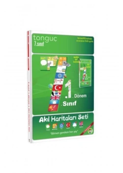 Tonguç 7.Sınıf 1.Dönem Akıl Haritalaeı Seti