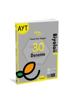 Endemik Ayt Biyoloji 30 Deneme