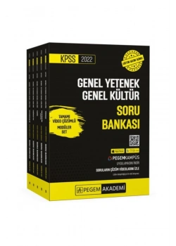 Pegem Kpss 2022 Gy Gk Modüler Soru Bankası Seti 5 Li