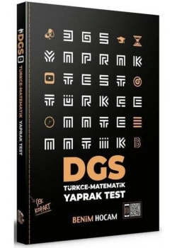 Dgs Türkçe Matematik Yaprak Test  Benim Hocam