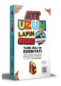 Ayt Türk Dili Edebiyatı Özet Konu Anlatım  Benim Hocam