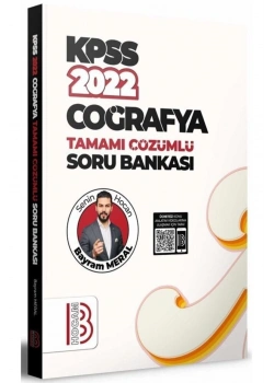 Kpss 2022 Coğrafya Çözümlü Soru Bankası  Benim Hocam