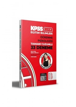 Kpss 2022 Eğitim Bilimleri Öğrenme Psikolojisi 33 Çözümlü Deneme