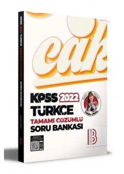 Kpss 2022 Türkçe Çözümlü Soru Bankası  Benim Hocam