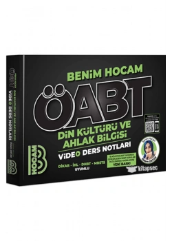 Öabt Din Kültürü Video Ders Notları  Benim Hocam