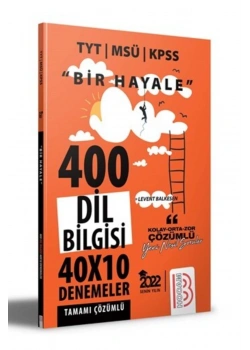 Tyt Msü Kpss Dilbilgisi 40X10 Denemeler  Benim Hocam