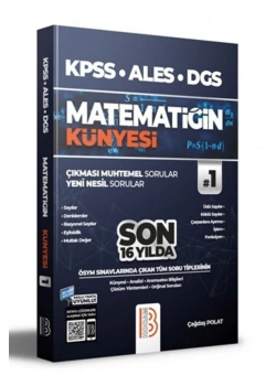 Kpss Ales Dgs Matematiğin Künyesi 1.Kitap Benim Hocam