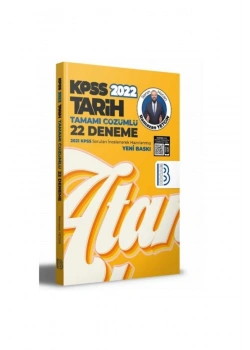 Kpss 2022 Tarih 22 Çözümlü Deneme  Benim Hocam