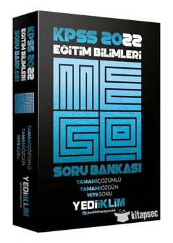 Kpss 2022 Eğitim Bilimleri Mega Çözümlü Soru Bankası  Yediiklim