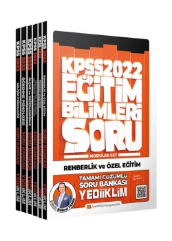 Kpss 2022 Eğitim Bilimleri Modüler Çözümlü Soru Bankası Seti  Yediiklim