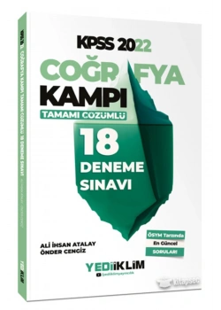 Kpss 2022 Coğrafya 18 Çözümlü Deneme  Yediiklim