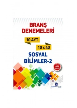 Başarıyorum Ayt Sosyal Bilimler Denemeleri  2