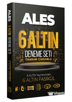 Ales 6 Altın Çözümlü Deneme  Benim Hocam