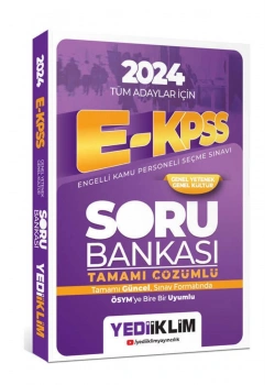 E Kpss 2024 Tüm Adaylar Çözümlü Soru Bankası  Yediiklim