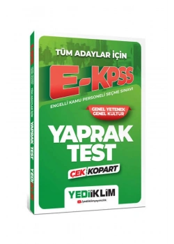 E Kpss Gy Gk Yaprak Test  Yediiklim
