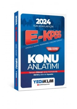 E Kpss 2024 Tüm Adaylar Konu Anlatımı  Yediiklim