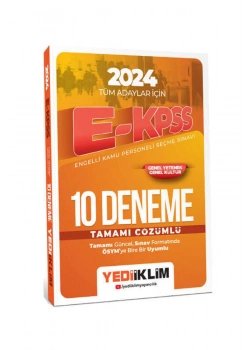 E Kpss 2024 Tüm Adaylar 10 Çözümlü Deneme  Yediiklim