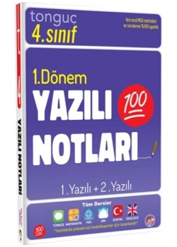 Tonguç 4.Sınıf 1.Dönem Yazılı Notları