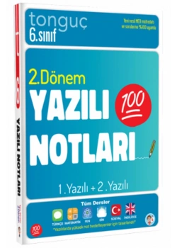 Tonguç 6.Sınıf 2.Dönem Yazılı Notları