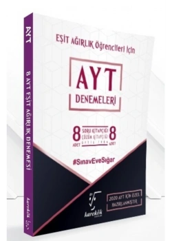 Karekök Ayt Eşit Ağırlık 8 Çözümlü Deneme