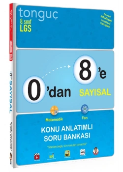 Tonguç 8.Sınıf 0 Dan 8 E Sayısal Konu Anlatım Soru Bankası