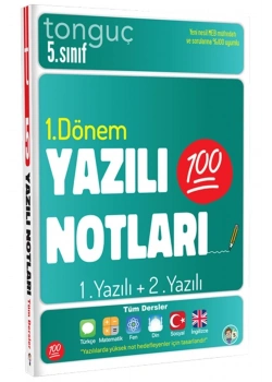Tonguç 5.Sınıf 1.Dönem Yazılı Notları