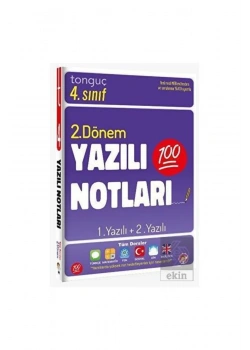 Tonguç 4.Sınıf 2.Dönem Yazılı Notları