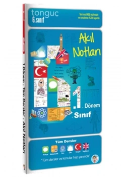 Tonguç 6.Sınıf 1.Dönem Akıl Notları