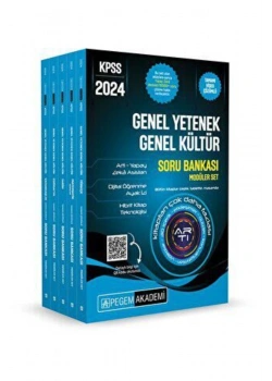 Pegem 2024 Kpss Gy Gk Modüler Soru Bankası 5 Li Set