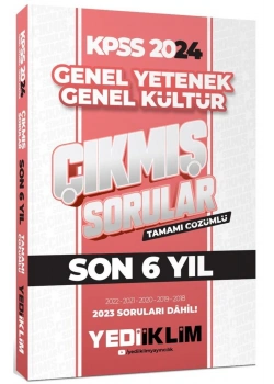 Kpss 2024 Gy Gk Son 6 Yıl Çıkmış Çözümlü Sorular  Yediiklim