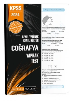Pegem 2024 Kpss Gy Gk Coğrafya Yaprak Test