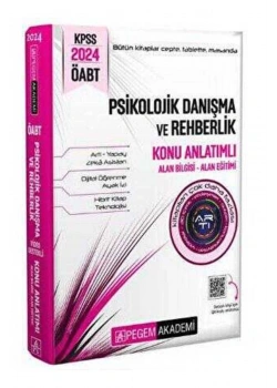 Pegem 2024 Kpss Öabt Psikolojik Danişma Rehberlik Konu Anlatimli