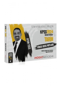 Kpss 2024 Gk Tarih Video Ders Notları  İndeks Akademi