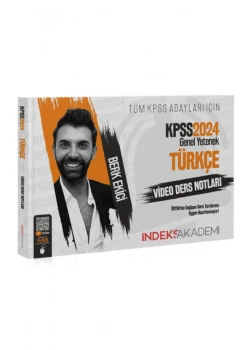 Kpss 2024 Gy Türkçe Video Ders Notları  İndeks Akademi