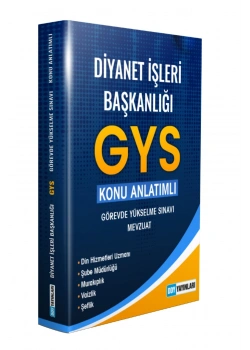 Ddy Diyanet İşleri Başkanlığı Görevde Yükselme Konu Anlatımlı