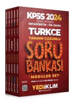 Kpss 2024 Gy Ortaöğretim Önlisans Modüler Soru Bankası Seti 5 Li  Yediiklim