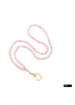 Plastik İnci Tesbih 6 Mm Pembe