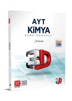 Ayt Kimya Soru Bankası 3D Yayınları